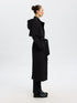 Selected Femme aline tech trenchcoat black